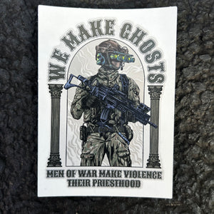 Sticker We Make Ghosts 4" x 4" V3