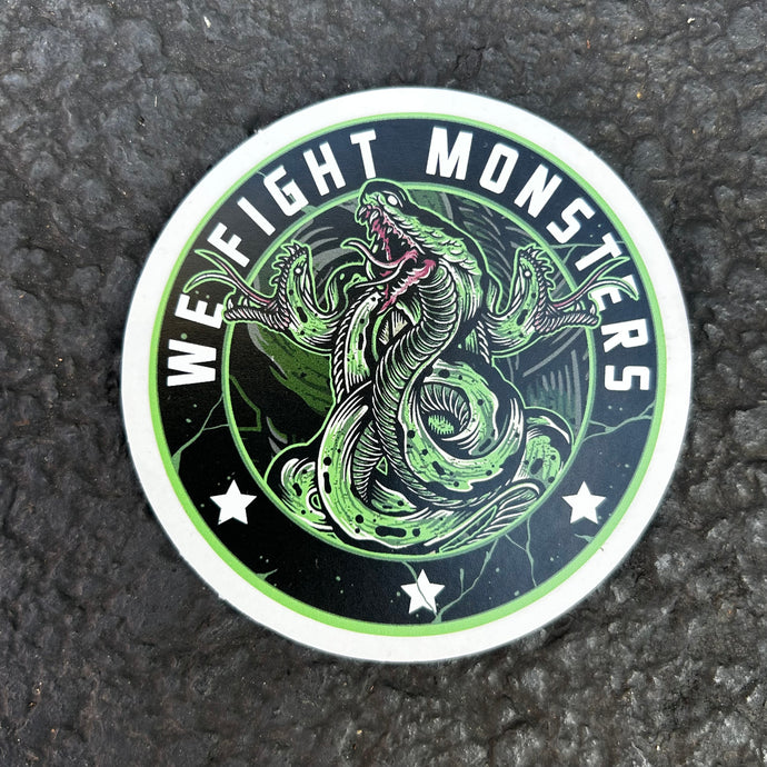 Sticker We Fight Monsters