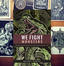 Literature: Book We Fight Monsters, PAPERBACK Signed Copy with Stickers 2nd Edition